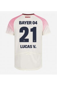 Fotbalové Dres Bayer Leverkusen Lucas Vazquez #21 Venkovní Oblečení 2025-26 Krátký Rukáv